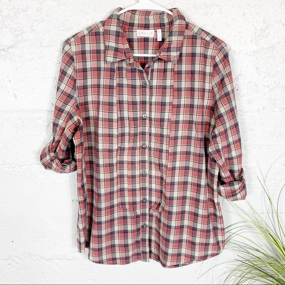 Nordstrom Plaid Button Up Shirt